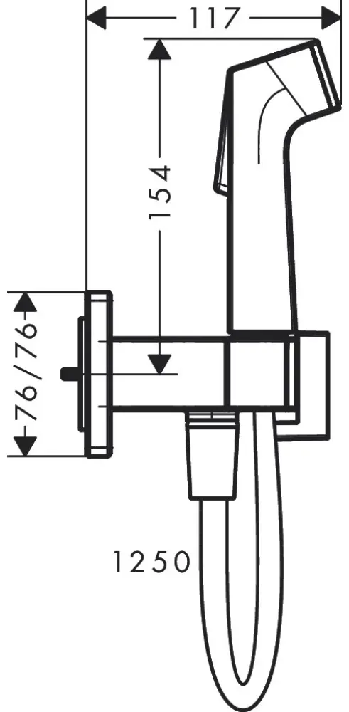 Hansgrohe гигиенический душ 29233340