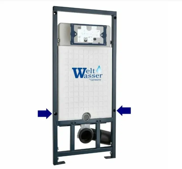 WeltWasser унитаз с инсталляцией MM50789, санфаянс