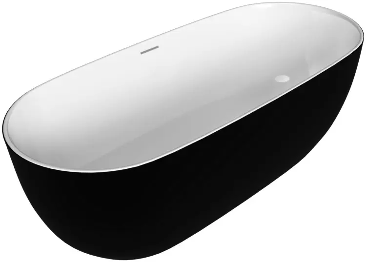 Ванна Grossman GR-2502M Black Classic 160x80 см, акрил купить,NaN