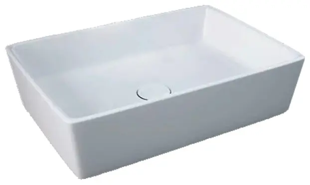 Раковина Rak Ceramics FEECT5000AWHA накладная прямоугольная 50х36 см, керамика