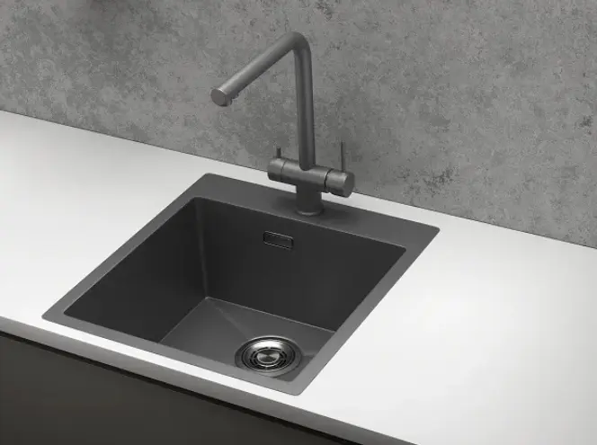 Кухонная мойка GRANULA 4600 51х46х20 см, нержавеющая сталь, тон графитовый