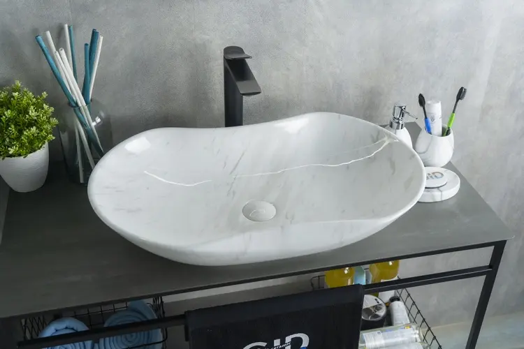 Раковина GID-ceramic 54464 Mnc503H012 накладная овальная 66.50х41 см, фаянс