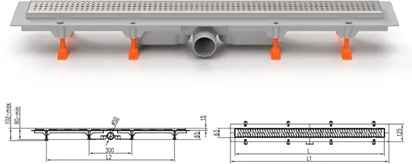 MCH трап CH850/50S1 (6.5х85 см) купить,87700
