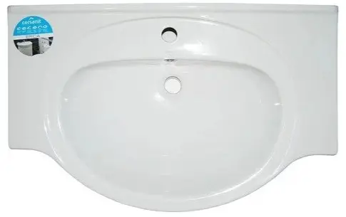 Раковина Cersanit S-UM-ERI70/1-w накладная нестандартная 70х47 см, фаянс