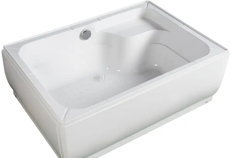 Ванна Wemor WEMOR 120/80/50 S 120x80 см, акрил