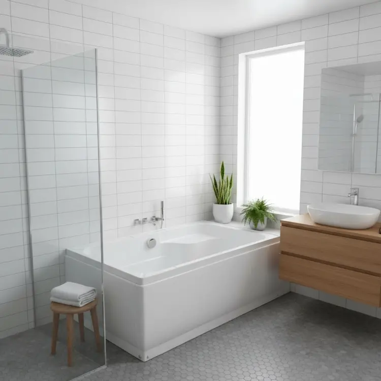 Ванна Wemor WEMOR 120/80/50 S 120x80 см, акрил
