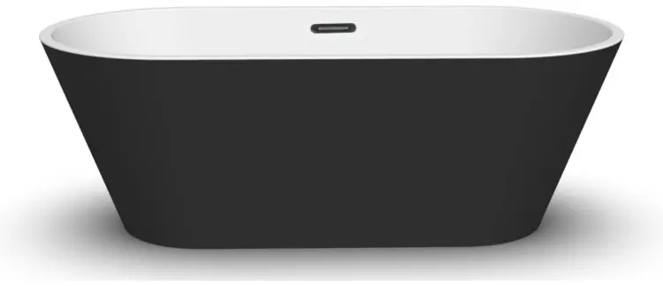 Ванна KABINKA.KZ Skysea-T 1680 Black 168x80 см, акрил