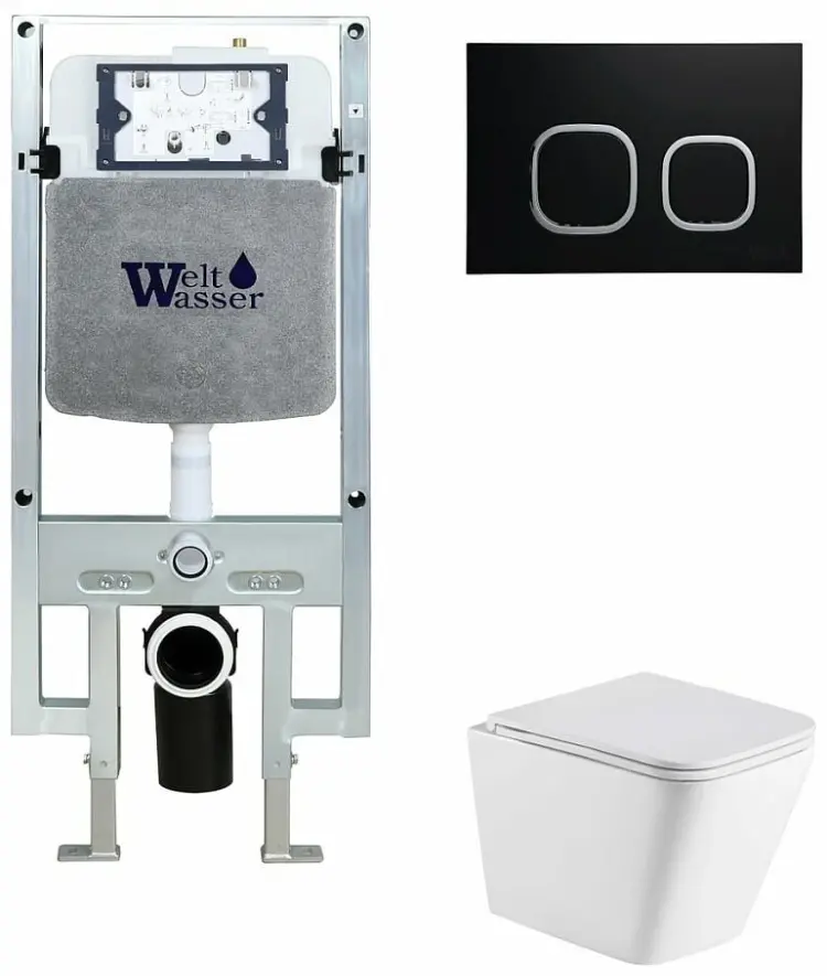 WeltWasser унитаз с инсталляцией AG49733, санфаянс купить,NaN