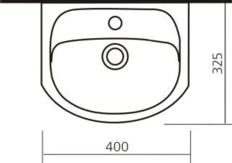 Раковина Sanita MNG40SAWB01 подвесная нестандартная 40х33 см, фарфор купить,14900