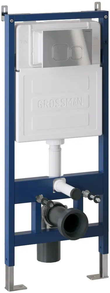 Grossman смывное устройство Клавиша смыва Grossman Cosmo 700.K31.02.100.100 хром глянцевый, нержавеющая сталь