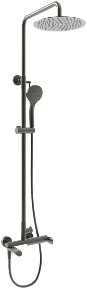 Rubineta душевой набор (гарнитур) Olo+Ultra-10 (SW) (Graphite) (DV3/4) 625151