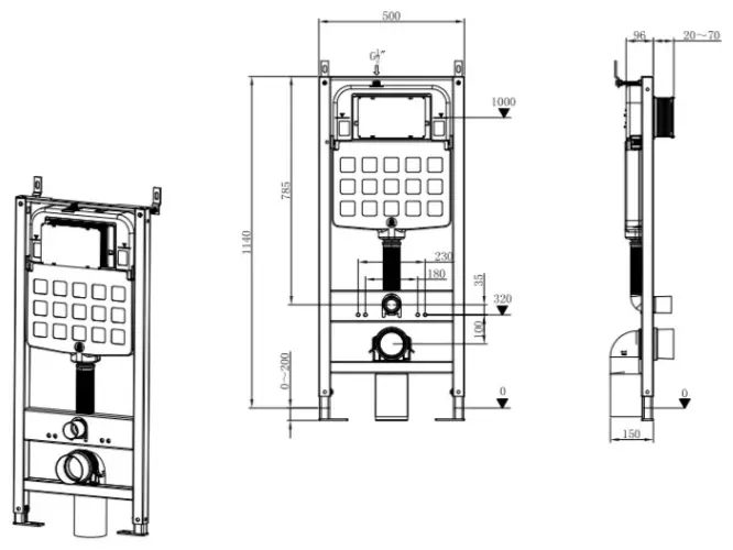 Nuca рамная инсталляция N5112P2701CH