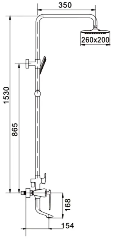 Rose душевой набор (гарнитур) R1336 купить,314500