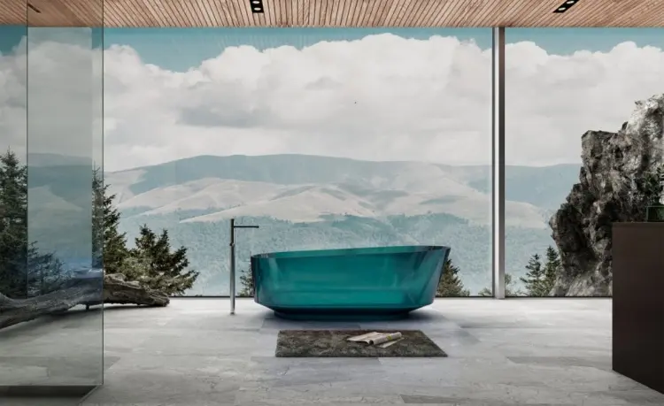 Ванна Abber AT9706Aquamarin 170x80 см, стекло