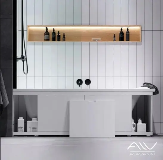 Экран для ванны Alavann Rita Plus 1,8 177x58.5 см на ножках