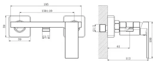 Rose гигиенический душ R1505F-1 купить,NaN