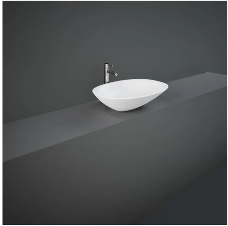 Раковина Rak Ceramics Morning MORCT5400AWHA накладная овальная 38х54 см, фарфор