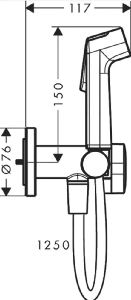 Hansgrohe гигиенический душ 29232000