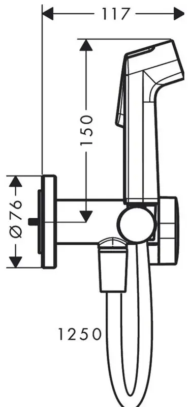 Hansgrohe гигиенический душ 29232