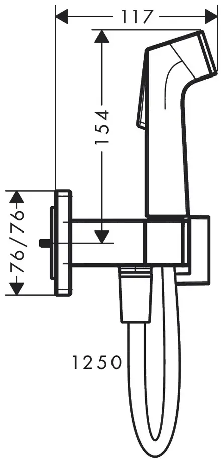 Hansgrohe гигиенический душ 29233670