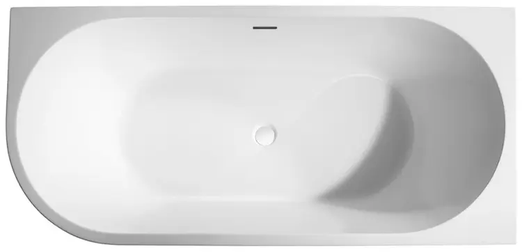 Ванна нестандартная Abber AB9257-1.7R 170x78 см, акрил