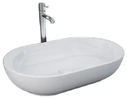 Раковина Rak Ceramics Feeling FEECT5500AWHA накладная овальная 35х55 см, фарфор