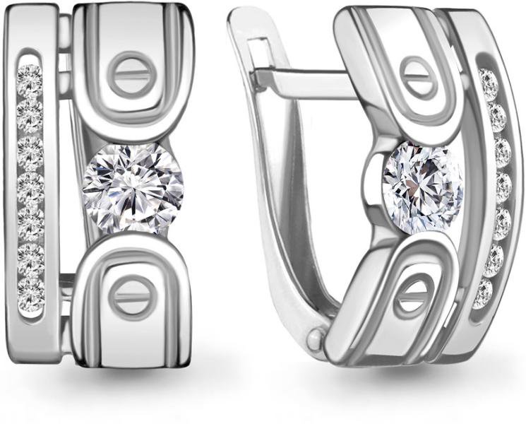 Серьги Aquamarine 48510А 3,1гр купить,NaN