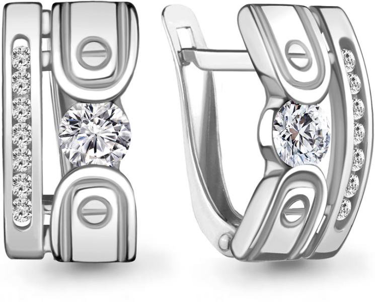 Серьги Aquamarine 48510А 3,1гр купить,NaN