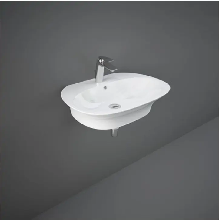 Раковина Rak Ceramics Sensation SENWB6501AWHA подвесная овальная 65х46 см, фарфор