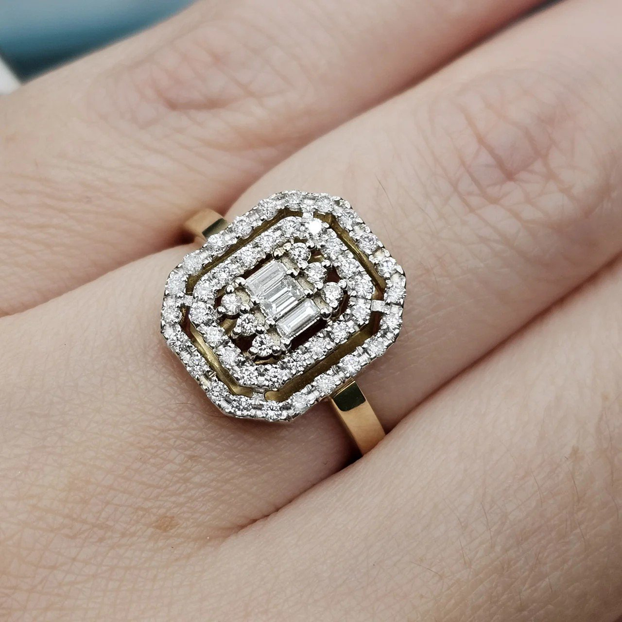 Кольцо Deimantas 112062688 17р 5,03гр 0,57ct. купить,NaN