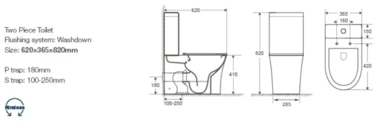 Cerutti унитаз CT7836 санфарфор