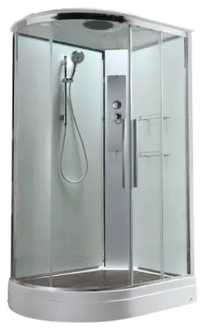 Душевая кабина KABINKA.KZ EM2811RT, 220х80 см, низкий поддон
