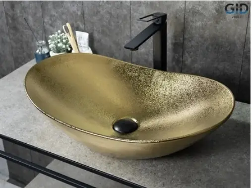 Раковина GID-ceramic Gd9811 накладная овальная 61х37 см, керамика