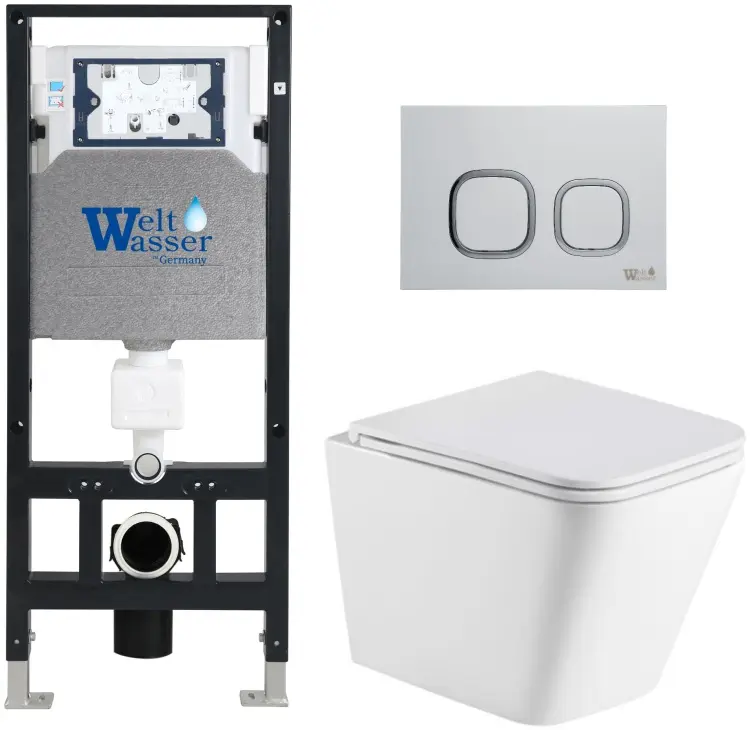 WeltWasser унитаз с инсталляцией AG50632, санфаянс