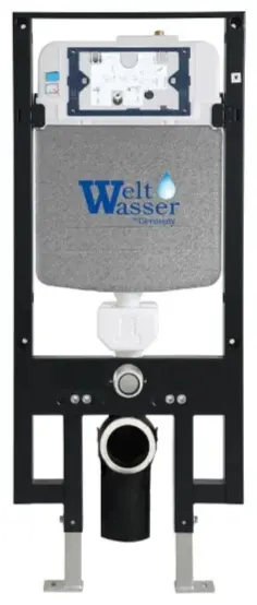 WeltWasser унитаз с инсталляцией AM49776, санфаянс