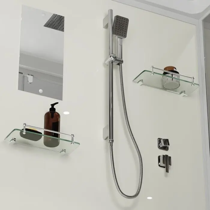Душевая кабина KABINKA.KZ Standart ST100/80/15Q/BK, 200х80 см, низкий поддон