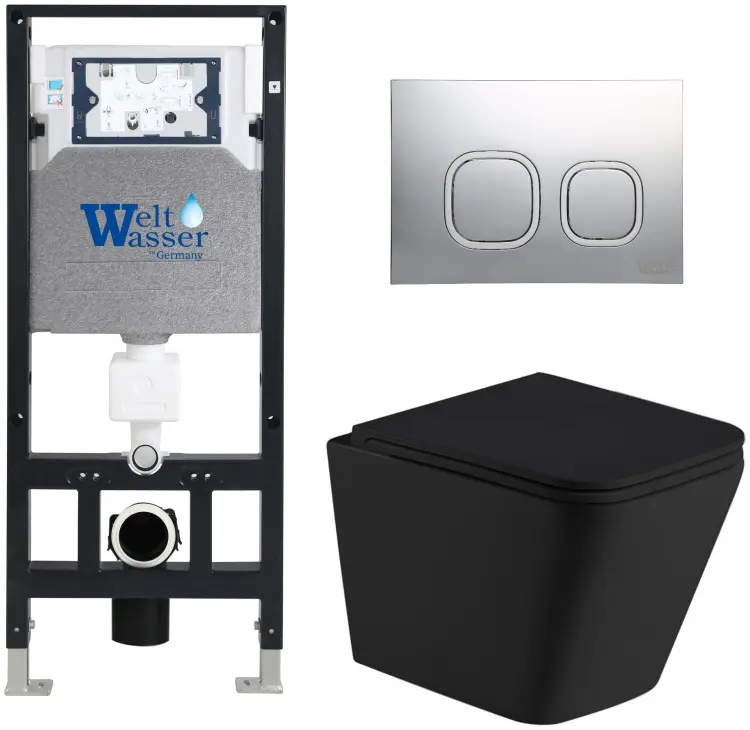 WeltWasser унитаз с инсталляцией AG50642, санфаянс