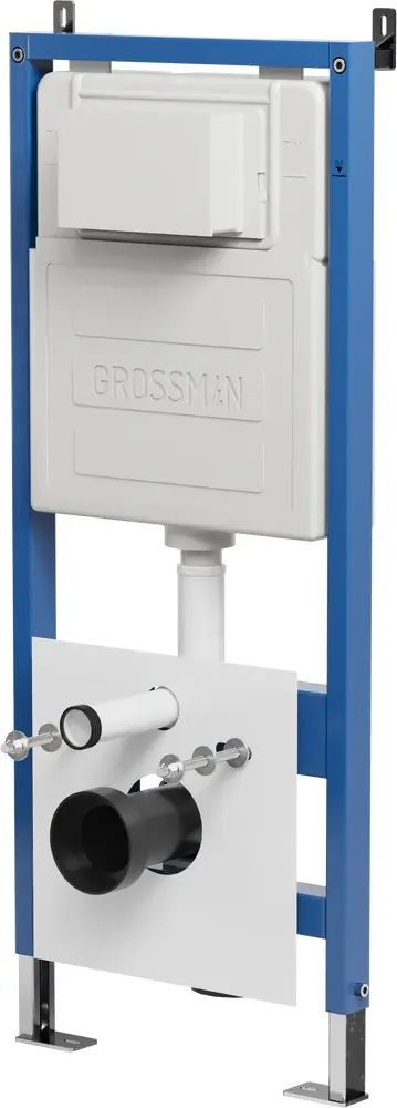 Grossman унитаз с инсталляцией 4497SQC, санфаянс купить,NaN