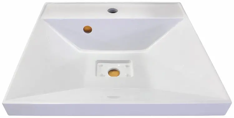 Раковина NOVA K0000315709 накладная прямоугольная 45х50 см, фарфор