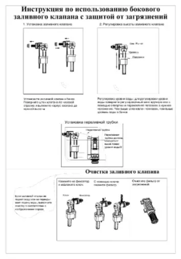 Nuca впускной механизм с боковой подводкой A210PC3/8, ABS-пластик