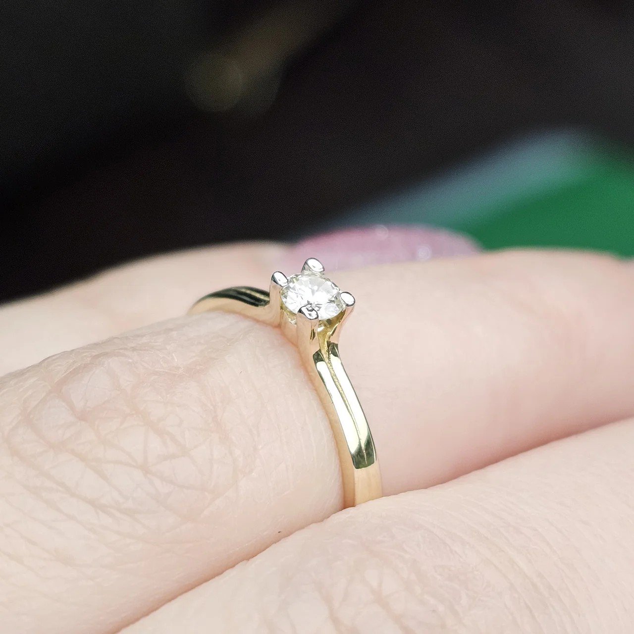 Кольцо Deimantas 112358831 15,5р 1,69гр 0,153ct. купить,NaN