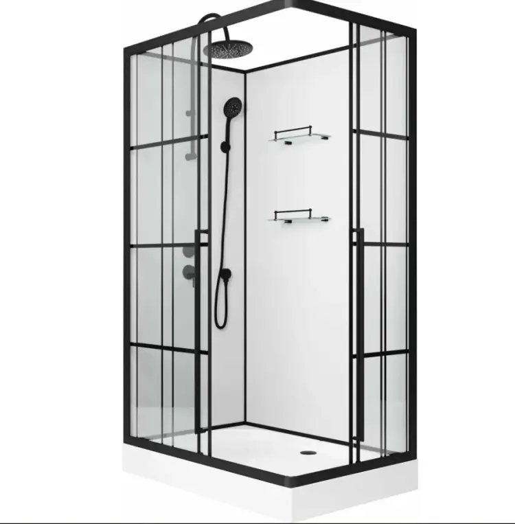 Душевая кабина KABINKA.KZ Standart ST120/80/15QL/KL/BKT , 225х120 см, низкий поддон купить,NaN