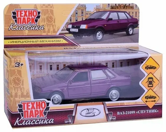Легковая Технопарк Lada-21099 фиолетовый