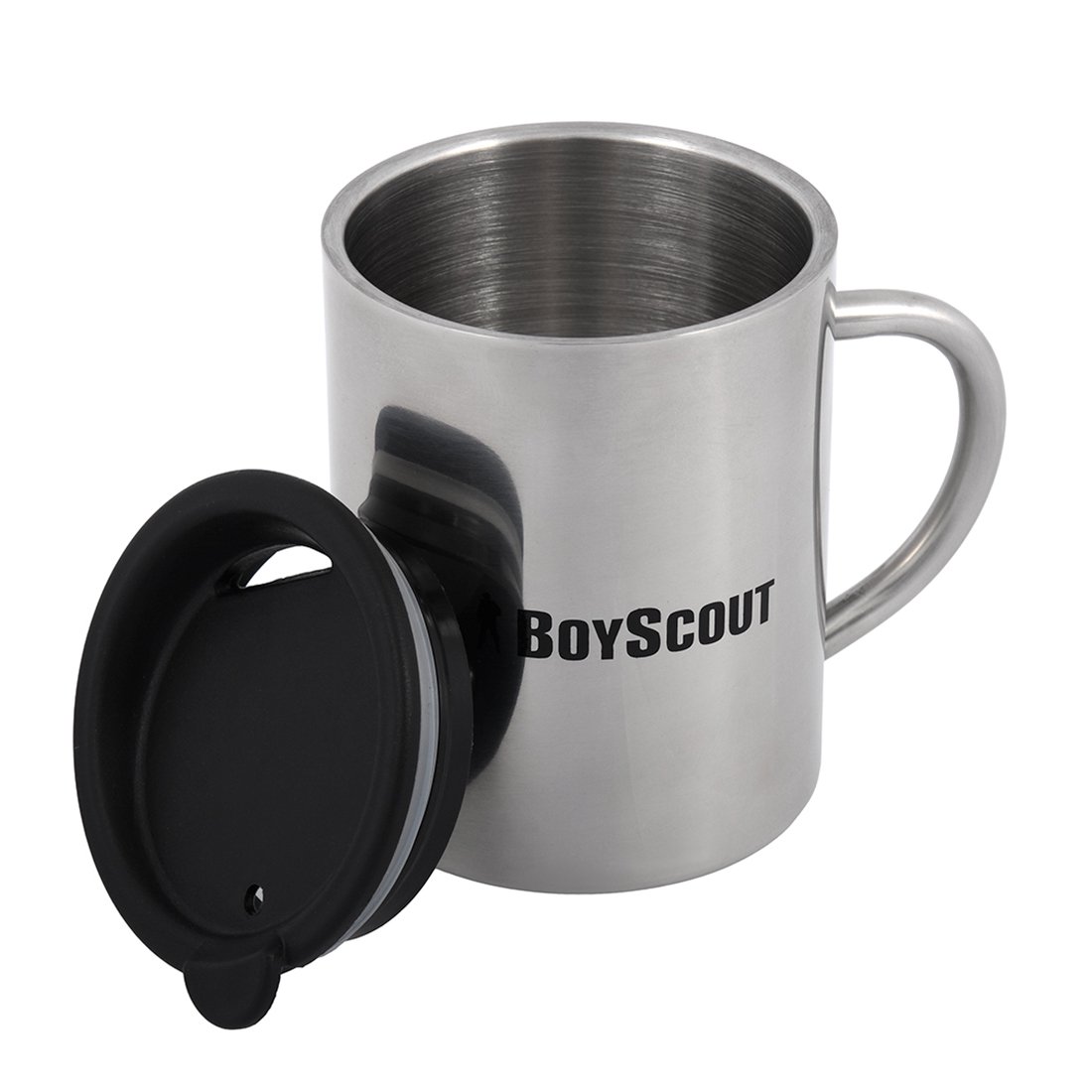 Термокружка BoyScout 61137 360мл серебристая купить,NaN