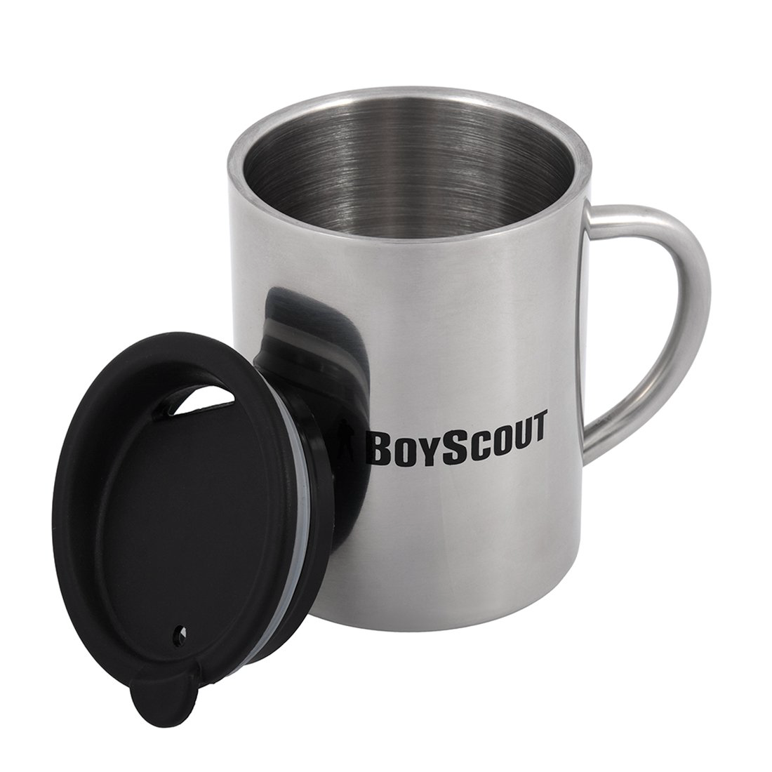 Термокружка BoyScout 61137 360мл серебристая купить,NaN