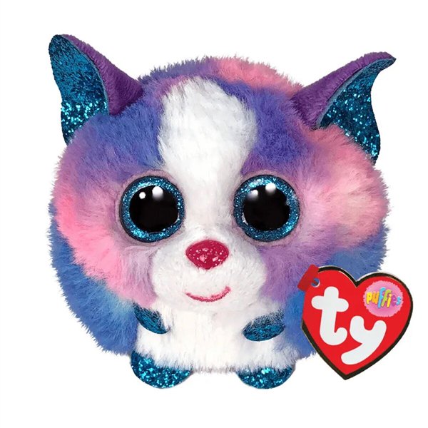 Мягкая игрушка TY Puffies Хаски Клео 10см купить,NaN