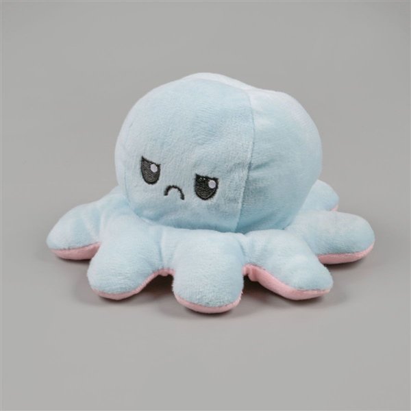 Мягкая игрушка Octopus Осьминог-перевертыш  10см светло-розовая-светло-голубая купить,NaN