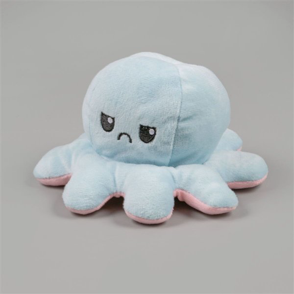 Мягкая игрушка Octopus Осьминог-перевертыш  10см светло-розовая-светло-голубая купить,NaN