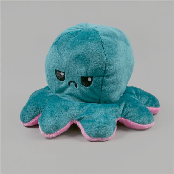 Мягкая игрушка Octopus Осьминог-перевертыш  10см розовая-тёмно-зелёная купить,NaN