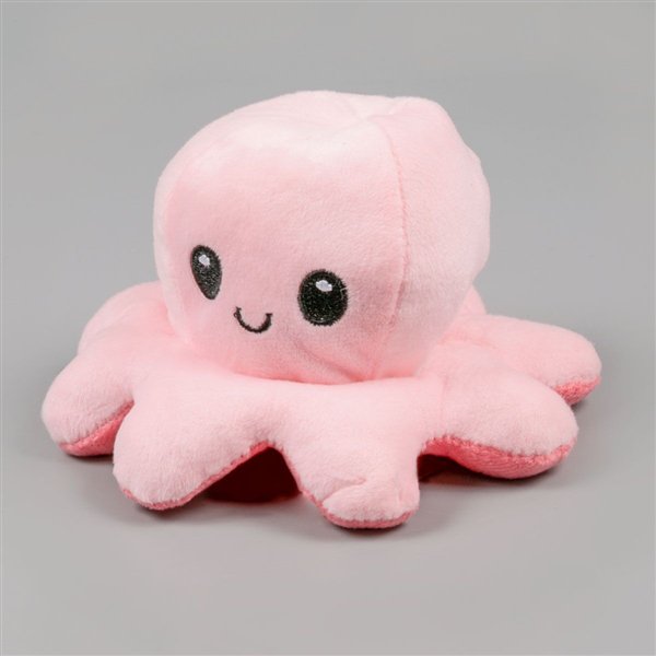 Мягкая игрушка Octopus Осьминог-перевертыш  10см розовая-светло-розовая купить,NaN